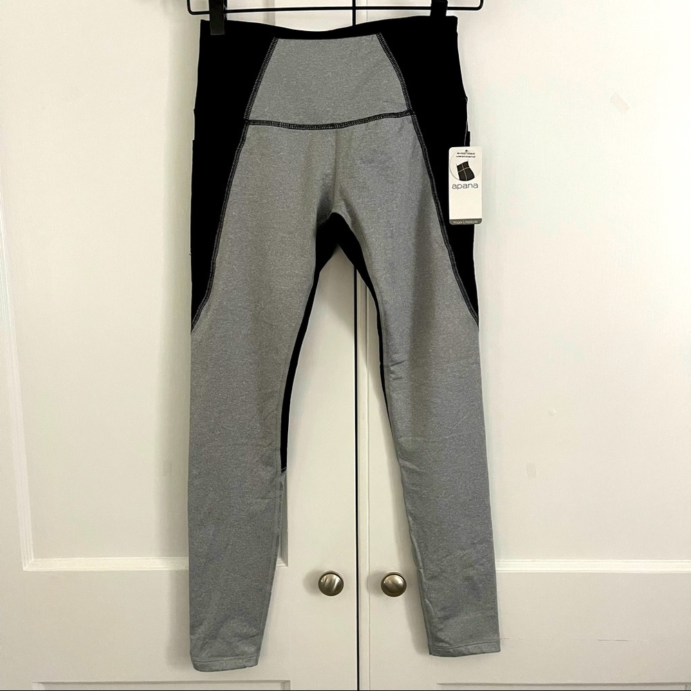 Apana Yoga Lifestyle Leggings with Pockets - Picture 2 of 12